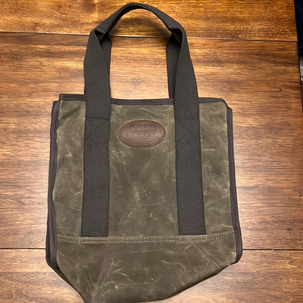 Frost River green canvas tote